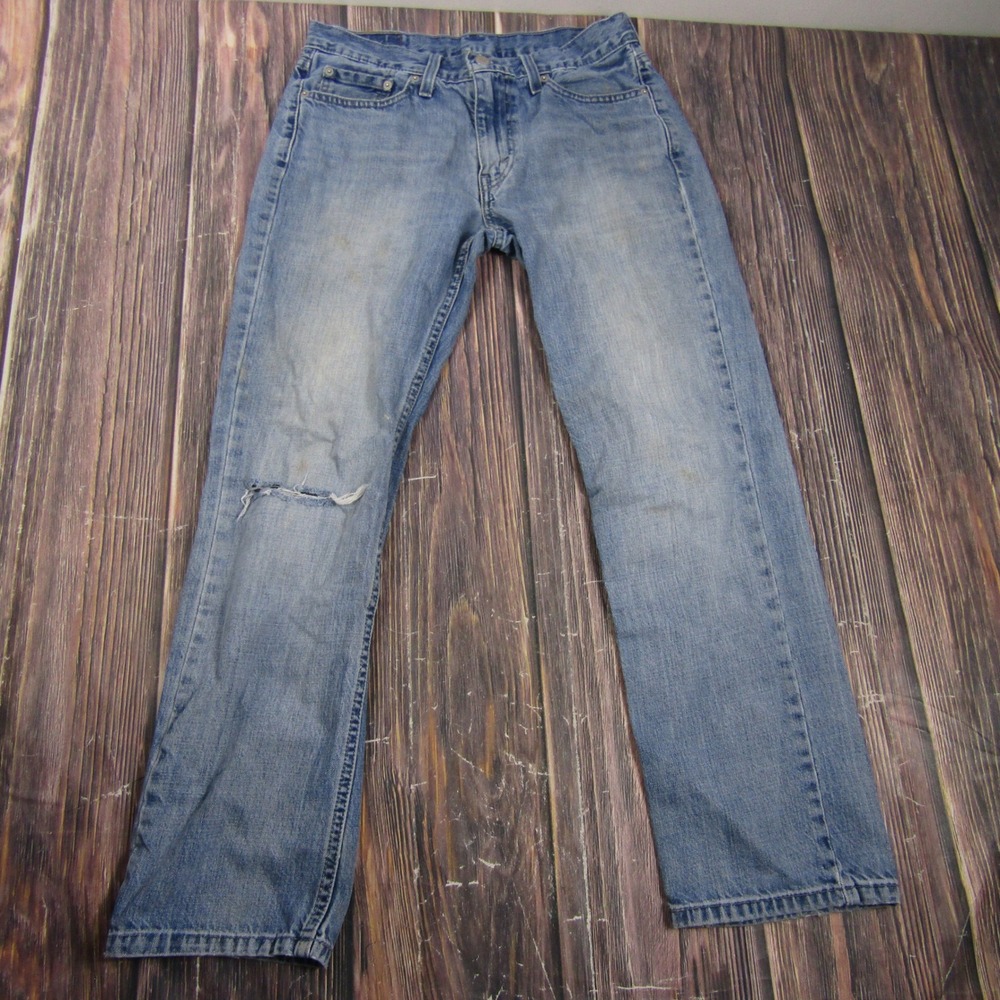 Blue Men’s Straight-Leg Jeans - Classic Denim